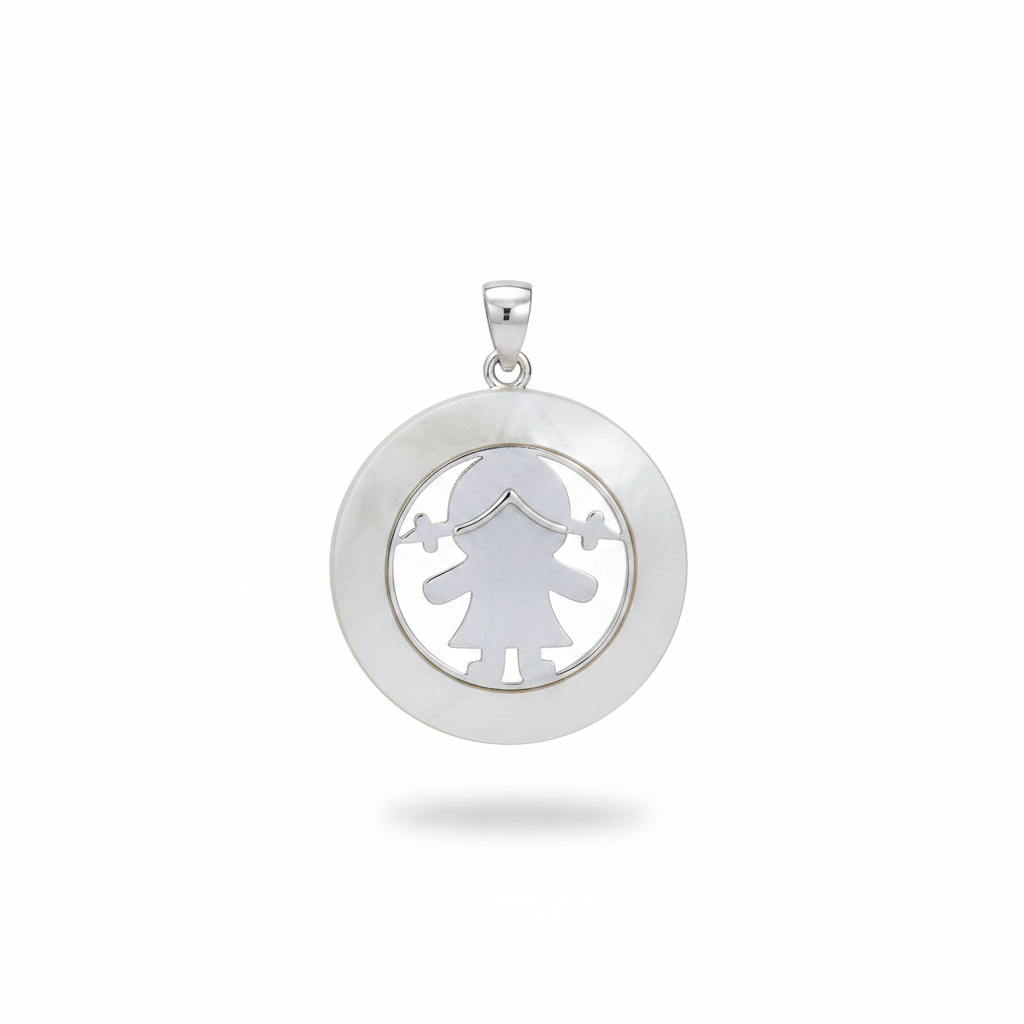 Bambina e Madreperla · Argento 925 Rodiato